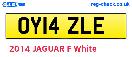 OY14ZLE are the vehicle registration plates.