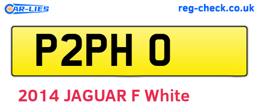 P2PHO are the vehicle registration plates.