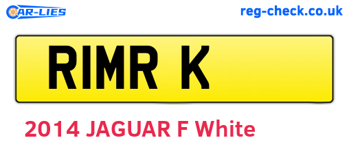 R1MRK are the vehicle registration plates.