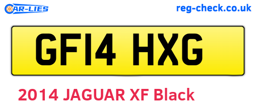 GF14HXG are the vehicle registration plates.