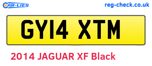 GY14XTM are the vehicle registration plates.