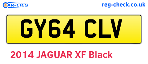 GY64CLV are the vehicle registration plates.