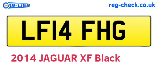 LF14FHG are the vehicle registration plates.