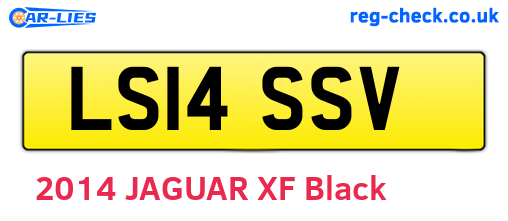 LS14SSV are the vehicle registration plates.