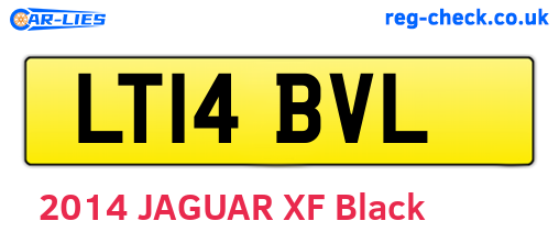 LT14BVL are the vehicle registration plates.