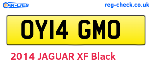 OY14GMO are the vehicle registration plates.