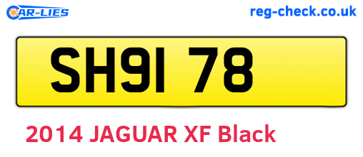 SH9178 are the vehicle registration plates.