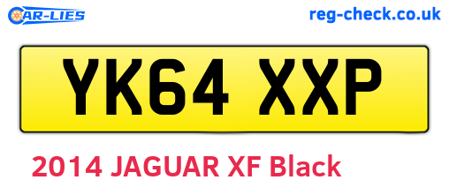 YK64XXP are the vehicle registration plates.