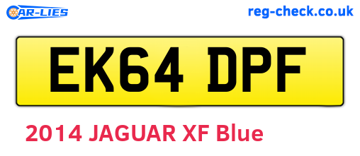 EK64DPF are the vehicle registration plates.