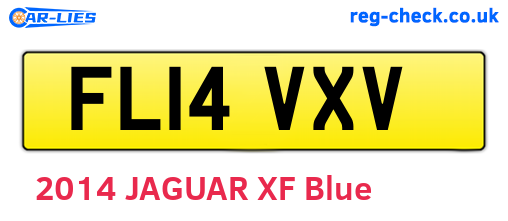 FL14VXV are the vehicle registration plates.