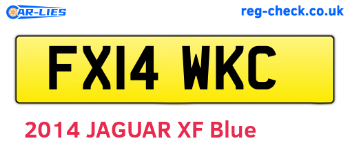 FX14WKC are the vehicle registration plates.