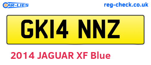 GK14NNZ are the vehicle registration plates.