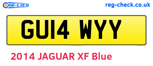 GU14WYY are the vehicle registration plates.