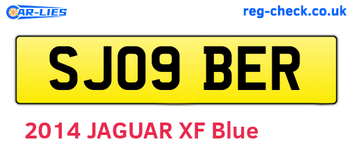 SJ09BER are the vehicle registration plates.