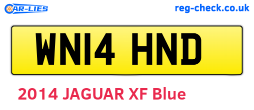 WN14HND are the vehicle registration plates.