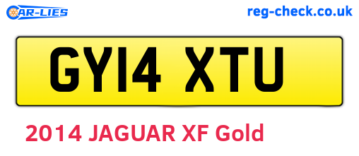 GY14XTU are the vehicle registration plates.