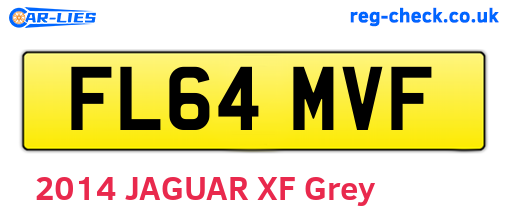 FL64MVF are the vehicle registration plates.