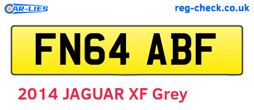 FN64ABF are the vehicle registration plates.