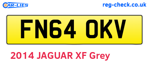 FN64OKV are the vehicle registration plates.
