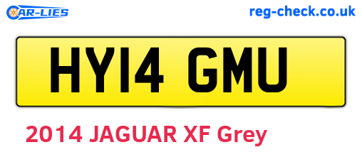 HY14GMU are the vehicle registration plates.