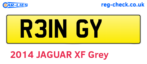 R31NGY are the vehicle registration plates.