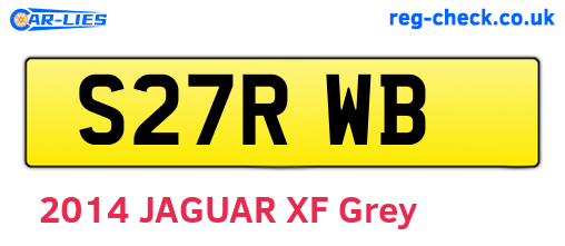 S27RWB are the vehicle registration plates.
