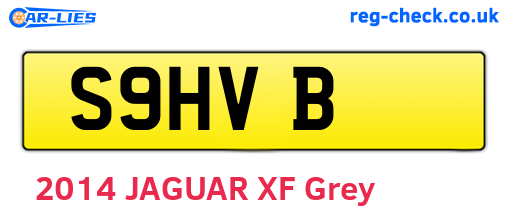 S9HVB are the vehicle registration plates.