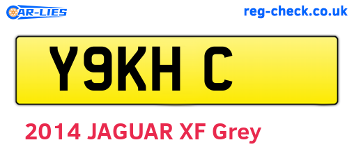 Y9KHC are the vehicle registration plates.
