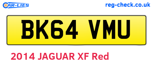 BK64VMU are the vehicle registration plates.