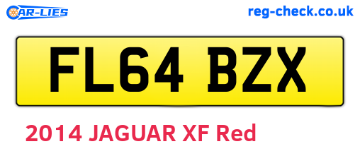 FL64BZX are the vehicle registration plates.