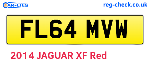 FL64MVW are the vehicle registration plates.