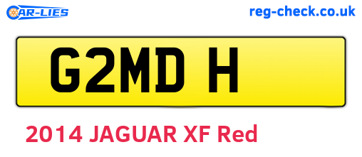 G2MDH are the vehicle registration plates.