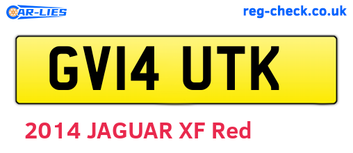 GV14UTK are the vehicle registration plates.