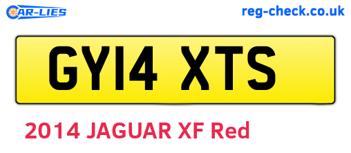 GY14XTS are the vehicle registration plates.