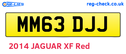 MM63DJJ are the vehicle registration plates.