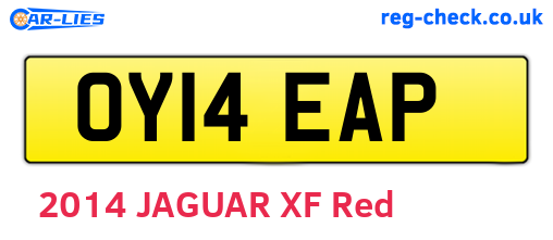 OY14EAP are the vehicle registration plates.