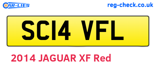 SC14VFL are the vehicle registration plates.