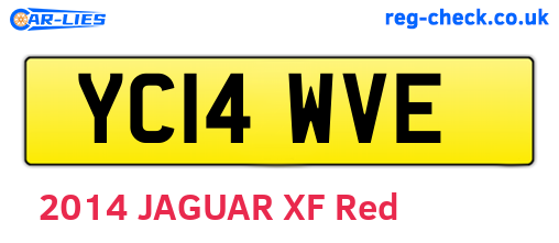 YC14WVE are the vehicle registration plates.