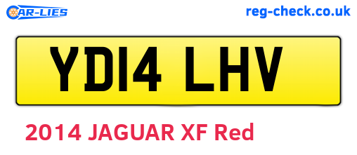 YD14LHV are the vehicle registration plates.