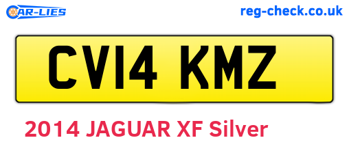 CV14KMZ are the vehicle registration plates.