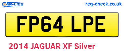 FP64LPE are the vehicle registration plates.