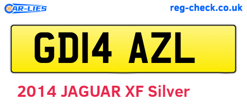 GD14AZL are the vehicle registration plates.