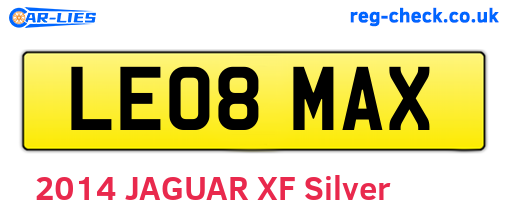LE08MAX are the vehicle registration plates.