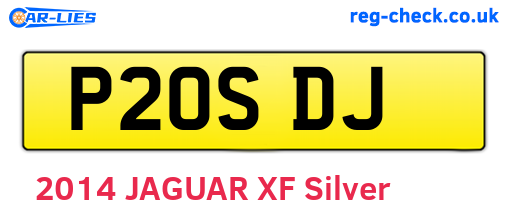P20SDJ are the vehicle registration plates.