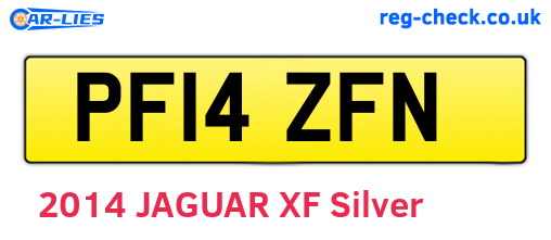 PF14ZFN are the vehicle registration plates.