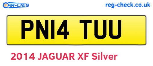 PN14TUU are the vehicle registration plates.
