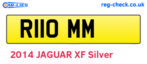 R11OMM are the vehicle registration plates.