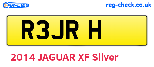 R3JRH are the vehicle registration plates.