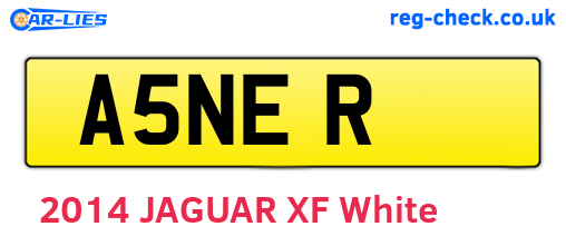 A5NER are the vehicle registration plates.