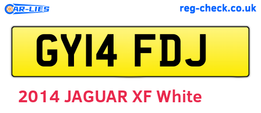 GY14FDJ are the vehicle registration plates.